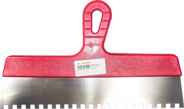 Шпатель 350 мм зуб 8х8 мм зубчатый КРЗ-350-8