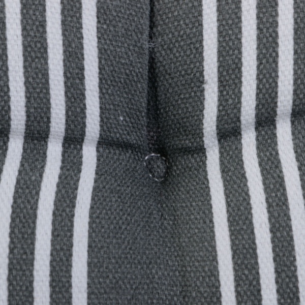 Подушка на стул Страйпс серая 37х37см Luna