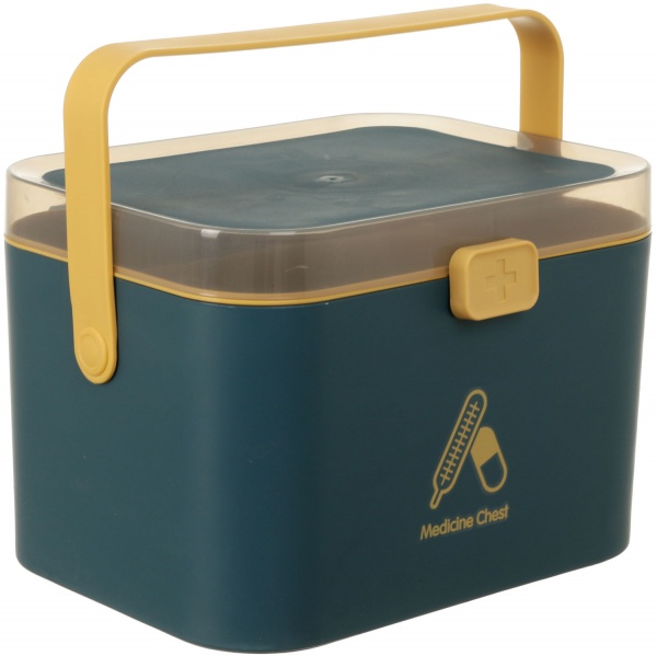 Органайзер декоративный для мелочей Soft-cиний многоуровневый с ручкой 24x23x29 см 