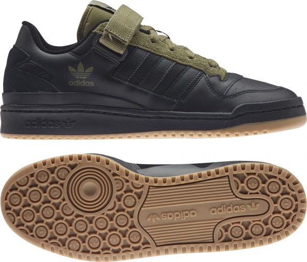 Кроссовки Adidas FORUM LOW H01928 р.UK 10 черный