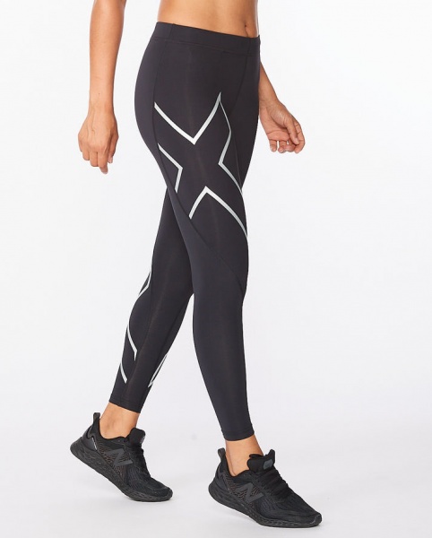 Лосины 2XU Core Compression Tights WA4173b_BLK/SIL р.L черный
