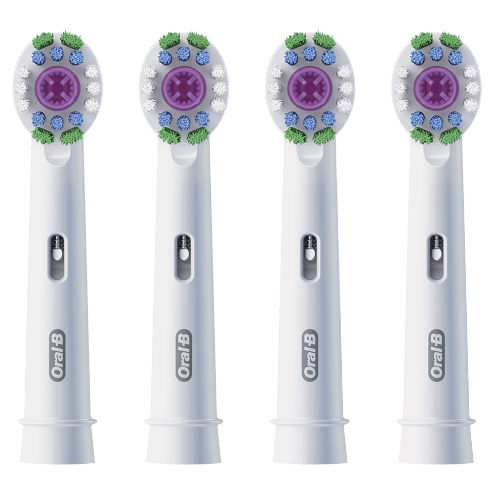 Насадки для электрической зубной щетки Oral-B Pro 3D White 4 шт
