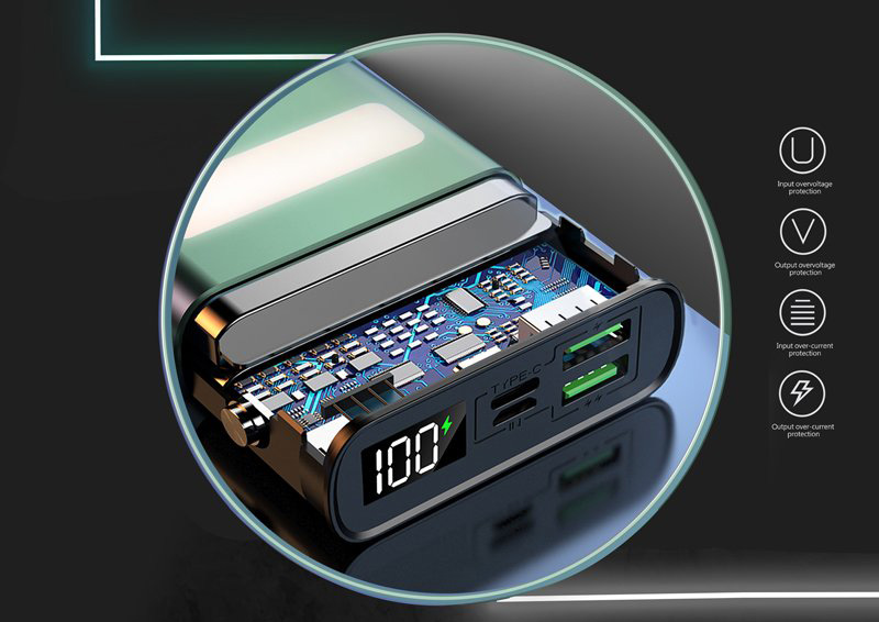 Повербанк Gelius Lightstone GP-PB300i 20000 mAh green (00000099033)