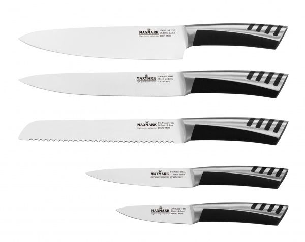 Набір ножів на підставці 6 предметів MK-K06 Maxmark