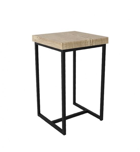 Табурет Україна Тікко дуб античний 300х300х490 мм дуб античний / чорний 