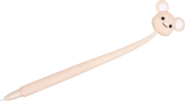 Ручка гелевая Мышка оранжевый 