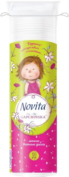 Ватні диски Novita Gapchinska 100 шт.