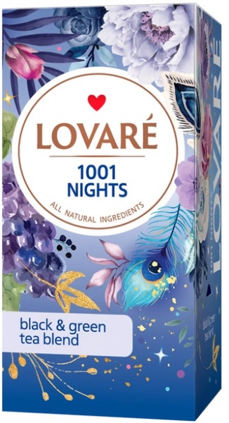 Чай Lovare черный пакетированный 1001 Ночь 48 г 