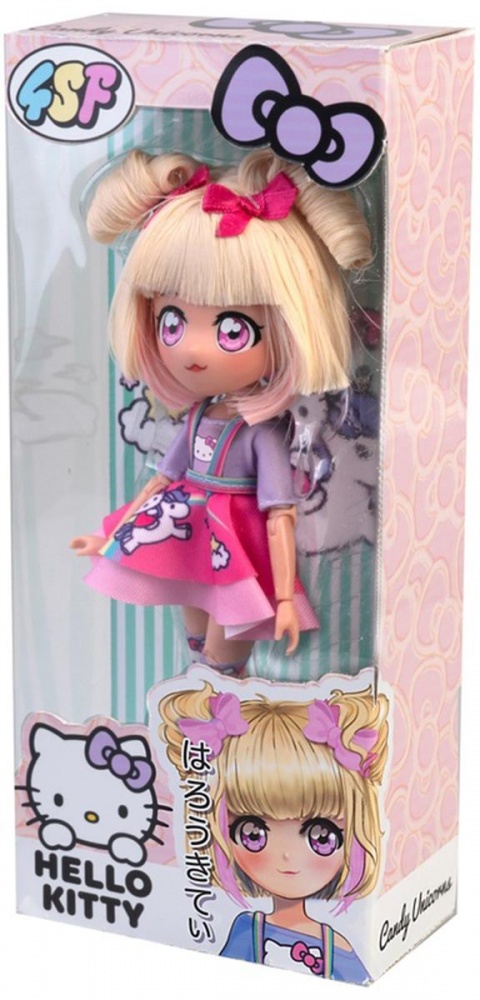 Кукла 4SF Manga Dolls серии Hello Kitty Конфетка-единорог HKTF0400
