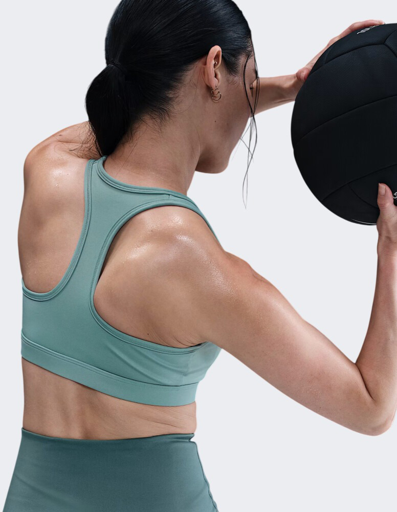 Бра Nike W SWSH MED SPT BRA DX6821-017 р.M зелений