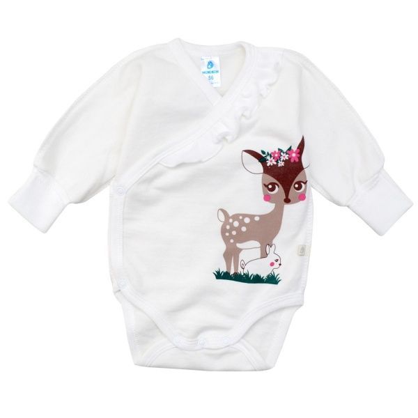 Боди Minikin р.56 молочный 181940156 