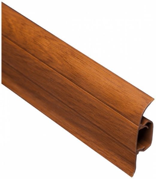 Плинтус ПВХ TIS орех бразильский 18х56х2500 мм 