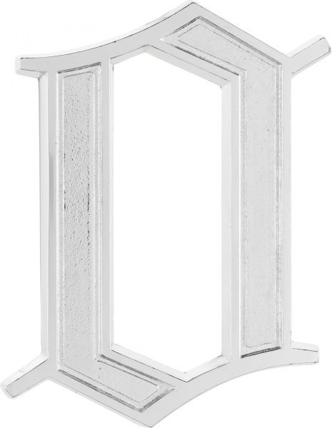 Цифра цинк хром 70 мм Larvij LNZ755 CP #0