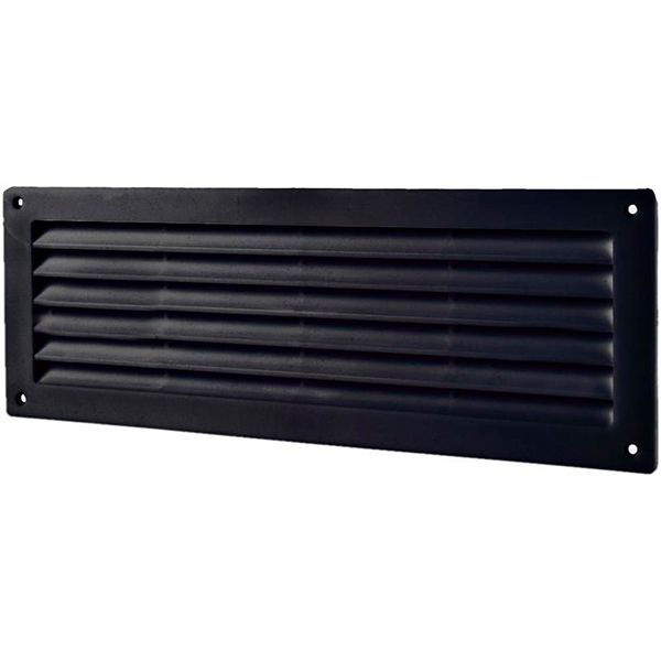 Решітка Вентс МВ 350 пластик чорний 