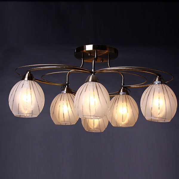 Люстра Victoria Lighting Camomilla PL6 Bronze