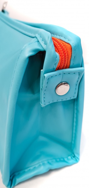 Косметичка класична 24х14х8 см блакитний