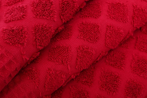 Полотенце махровое Nora 70x140 см бордовый 