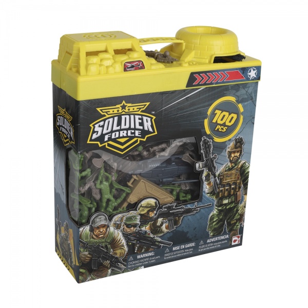 Игровой набор Chap Mei Soldier Force Bucket Кейс 100 Эл (545032) 