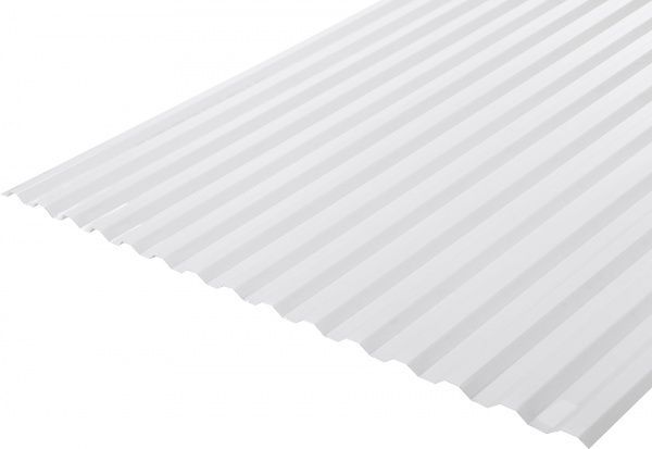 Гофрований монолітний полікарбонат Bauglas Strong 3000x1050 мм опал 