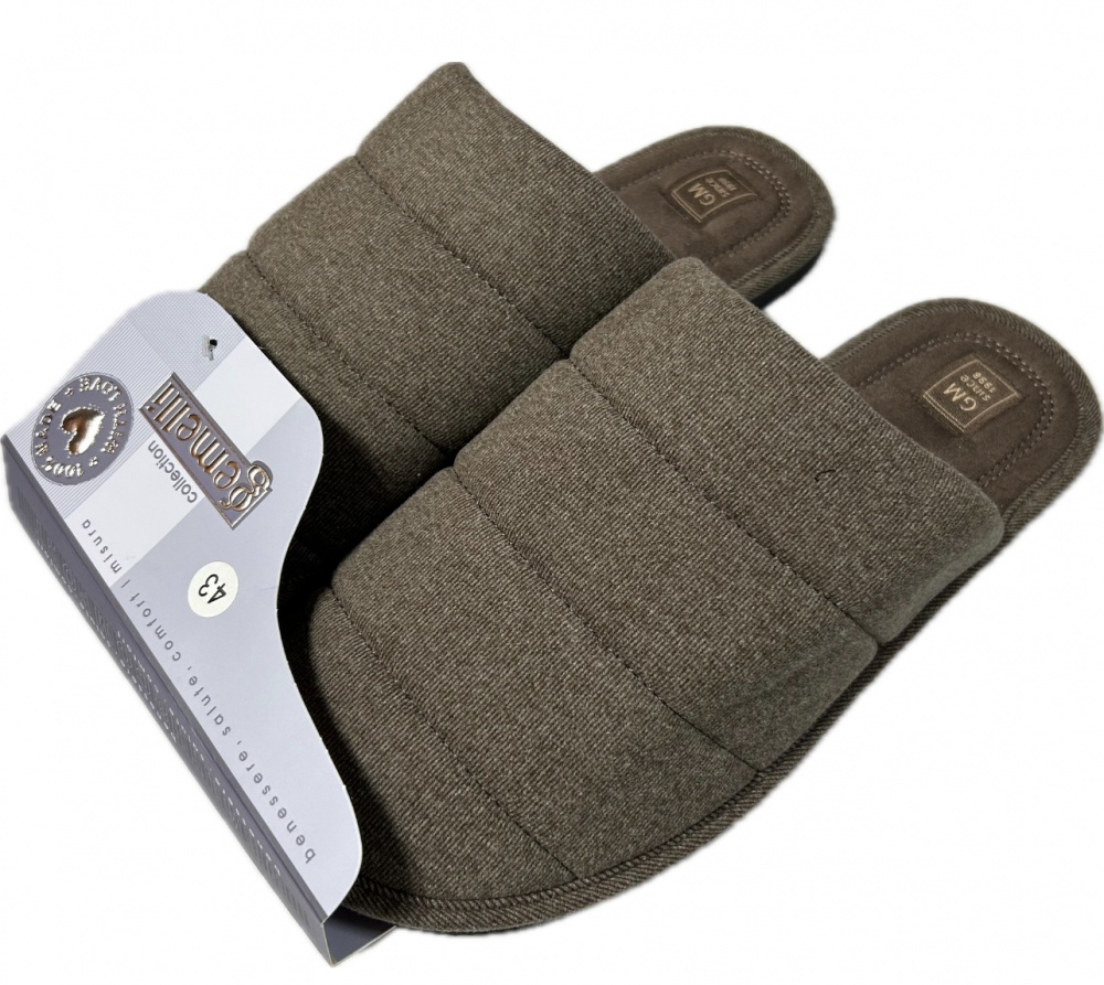 Капці домашні Gemelli Діжон р.45 коричневий