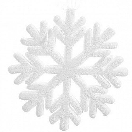 Набір заготовок Сніжинка 24х24 см 5 шт білий