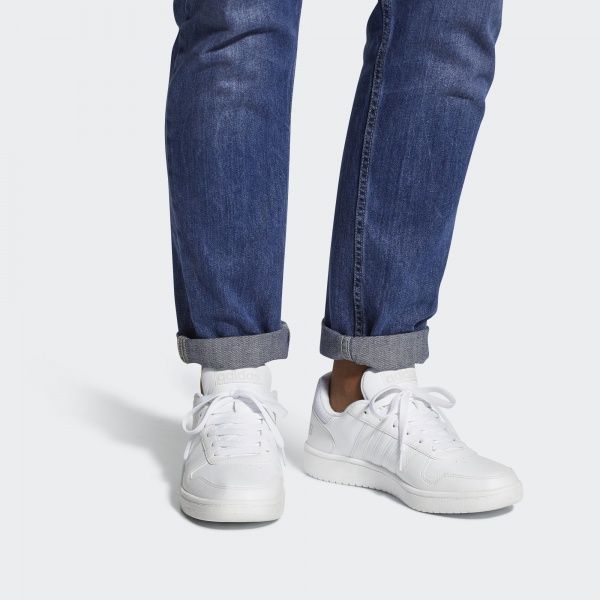 Кроссовки Adidas HOOPS 2.0 DB1085 р.10,5 белый