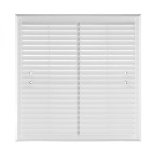 Решетка для вентиляции MiniMax с сеткой против насекомых 350 х 350 мм (1118) пластик белый 