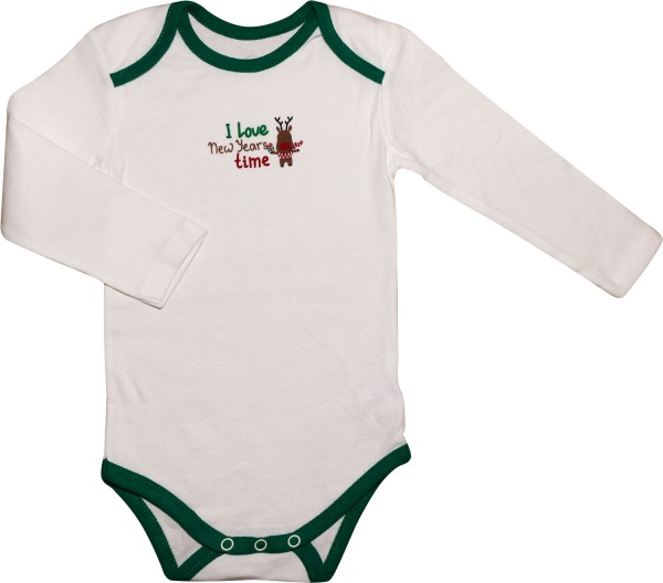 Комбінезон для хлопчика Фламінго святковий 412-513 р.80 білий із синім 