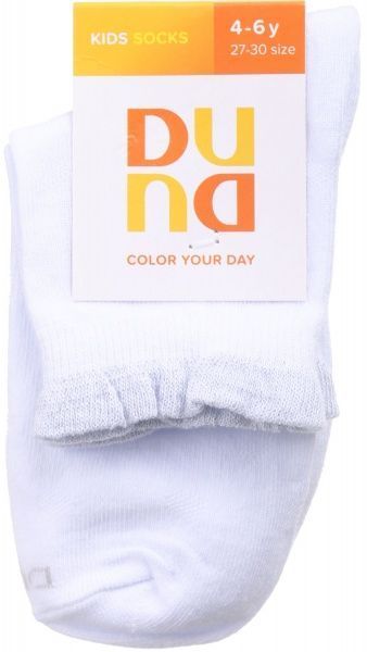 Шкарпетки дитячі унісекс Duna 966 р.18–20 білий 