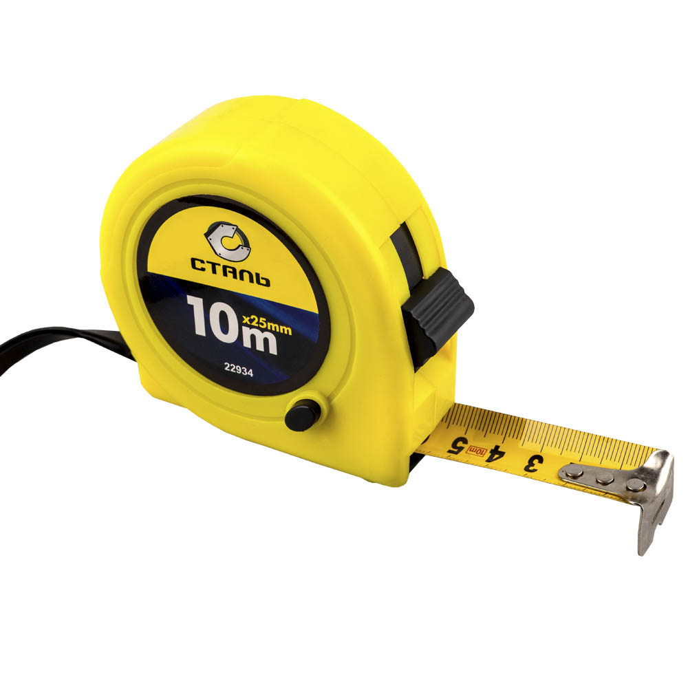 Рулетка Сталь 64439 10 м x 25 мм
