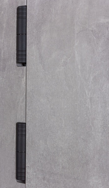 Дверь входная Булат К-8 (квадро) 540/249 wavestone grey / белый супермат 2050x850 мм левая