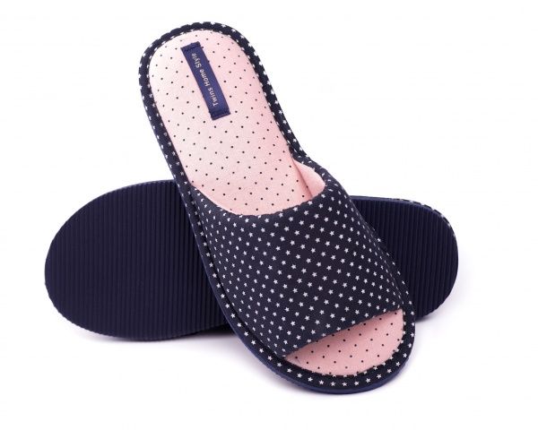 Тапки домашние HS р. 38/39 синий 