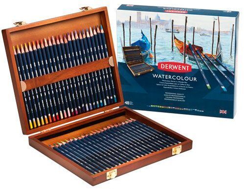 Олівці акварельні Watercolour 48 кольорів Derwent
