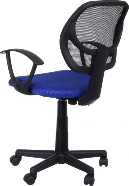 Кресло Аргон черно-синий 