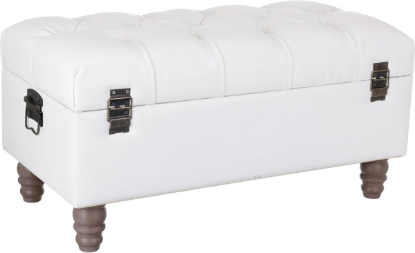 Сундук-пуф Summer молочный 71,5х37х36,5 см 