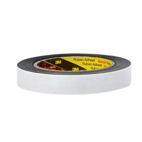 Монтажная двусторонняя лента 3M Scotch-Mount чёрная 19 мм х 2 м толщина 1,1 мм