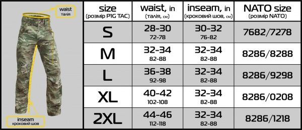 Штани P1G-Tac PCP (Punisher Combat Pants) - Twill р. S Coyote Brown UA281-39991-F6-CB