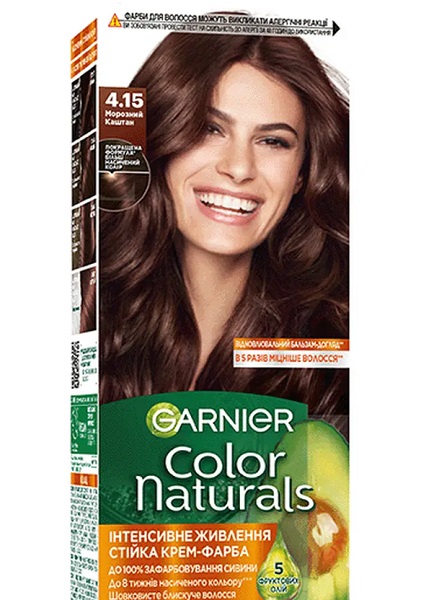 Крем-фарба для волосся Garnier Color Naturals 4.15 морозний каштан 110 мл