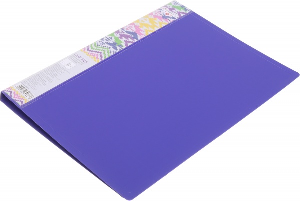 Папка пластиковая с прижимом Вышиванка O30687 Optima