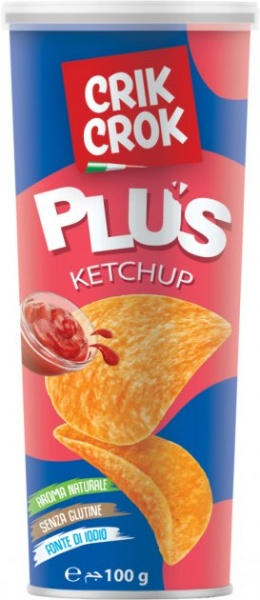 Чипси CRIK CROK Plus Кетчуп 100 г