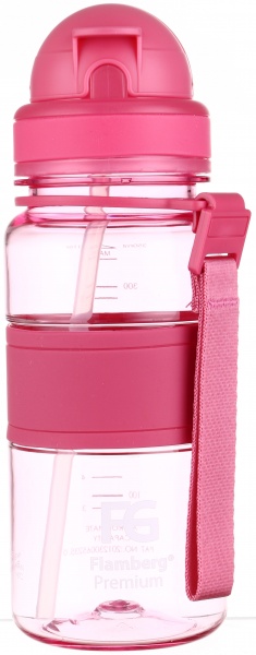 Пляшка для води Childhood new 350 мл рожева Flamberg Premium