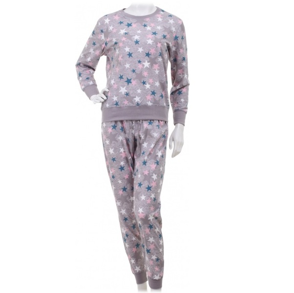 Костюм домашній жіночий La Nuit Home Full of Stars р. XS світло-сірий 