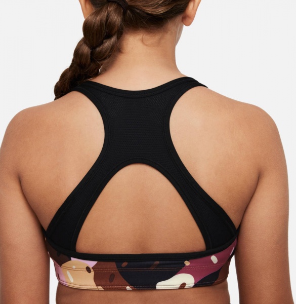 Бра Nike G NK SWOOSH REV BRA PER AOP DQ8904-204 р.M різнокольоровий