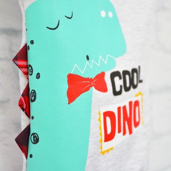 Боді дитяче унісекс Blanka Діно р.80 сірий 12938 