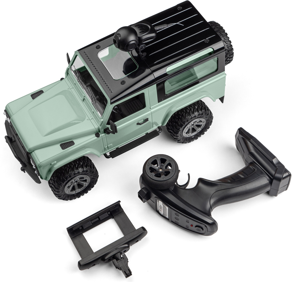 Автомобиль на радиоуправлении OTAMANKO Полноприводный внедорожник 4х4 с камерой зеленый 1:16 532.01.41