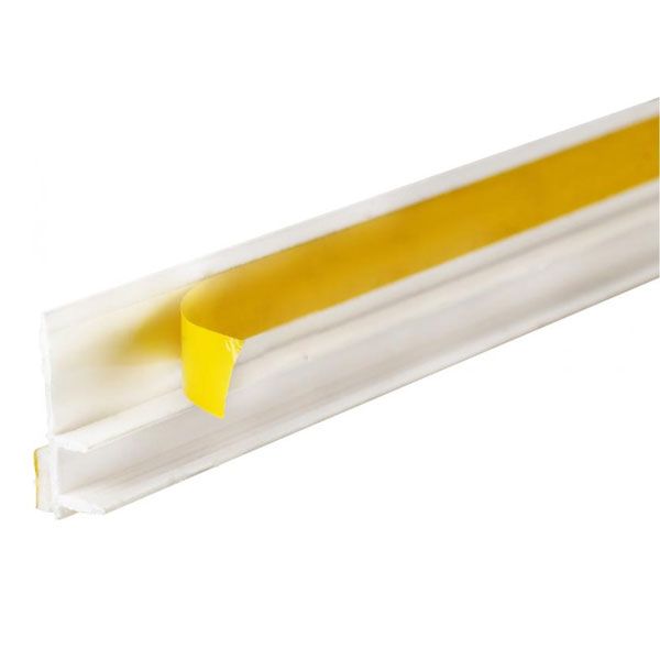 Профиль PVC оконный примыкающий без сетки 9ммx2,4м