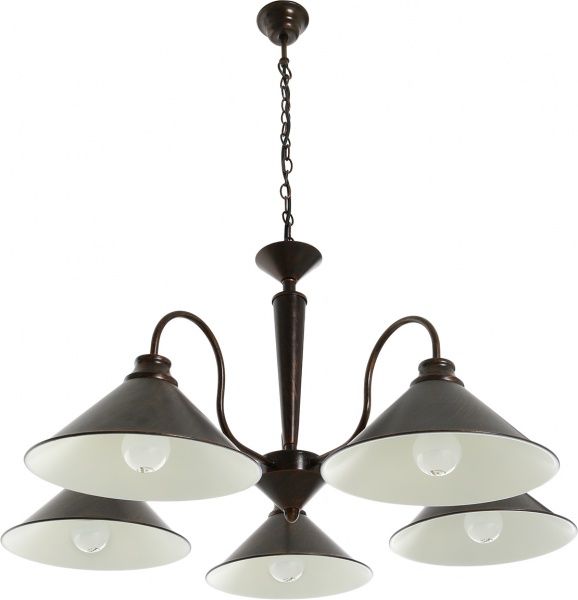 Люстра підвісна Arte Lamp 5xE27 коричневий A9330LM-5BR 