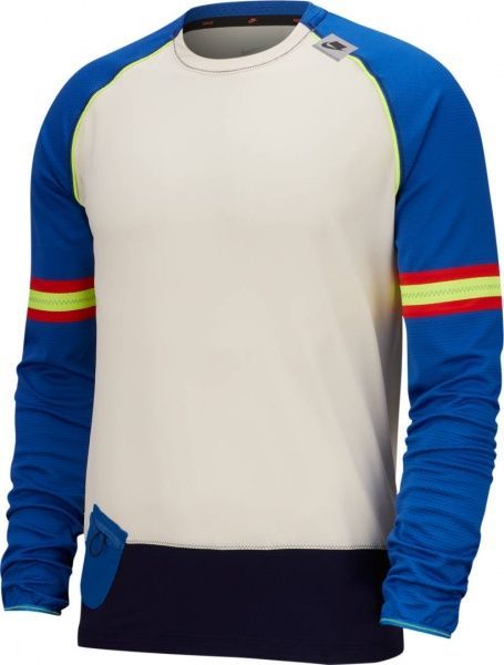 Футболка Nike M NK WILD RUN MIDLAYER 2 CJ0739-110 L білий