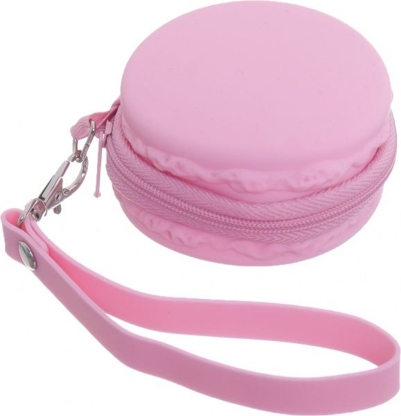 Пенал шкільний 7,5x7,5x4,5 cм рожевий