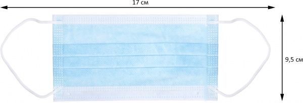 Маска Віола медична неткана №5 5 шт./уп.